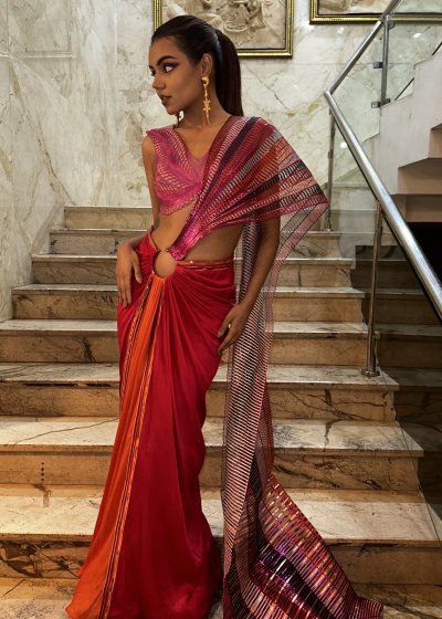Sunset Concept Sari