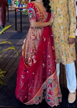 Multicolor Lehenga Set