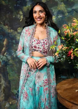 Naza Chiffon Sharara Set - hover
