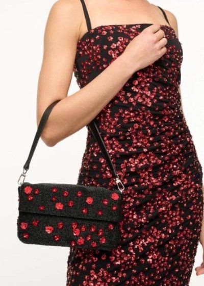Staud Timmy Shoulder Bag Poppy