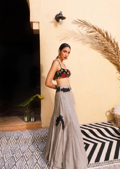 Little Black Bow Fiesta Lehenga