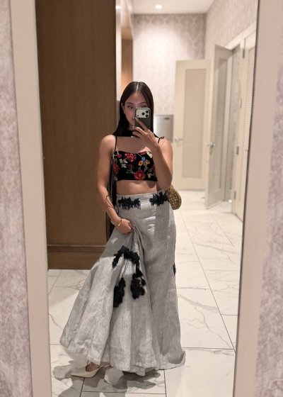 Little Black Bow Fiesta Lehenga