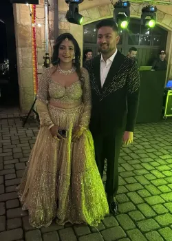 Gold Embellished Lehenga - hover