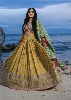 Multicolor Lehenga Set - hover