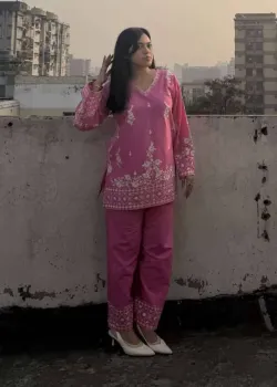 Pink Kurta Set