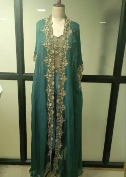 Cape Dhoti Set - hover