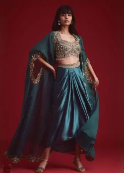 Cape Dhoti Set