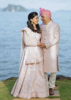 Light Pink Tonal Embroidered Lehenga