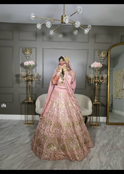 Pink Bridal Lehenga
