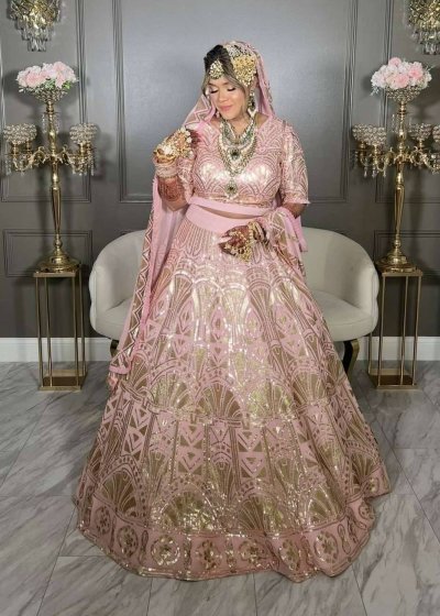Pink Bridal Lehenga