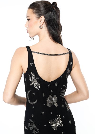 The Noir Eclipse Mini Dress