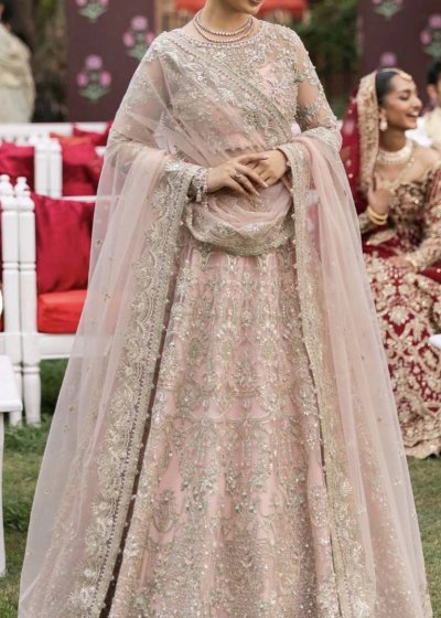Pink Embroidered Lehenga Choli