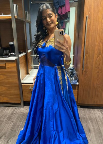 Cobalt Blue Gown