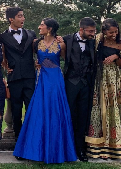 Cobalt Blue Gown