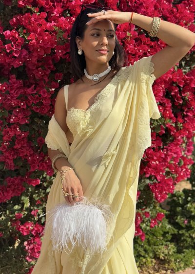 Lady Buttercup Pre-Stitched Sari