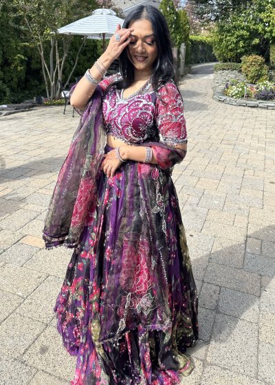 Grapevine Hand Embroidered Lehenga Set