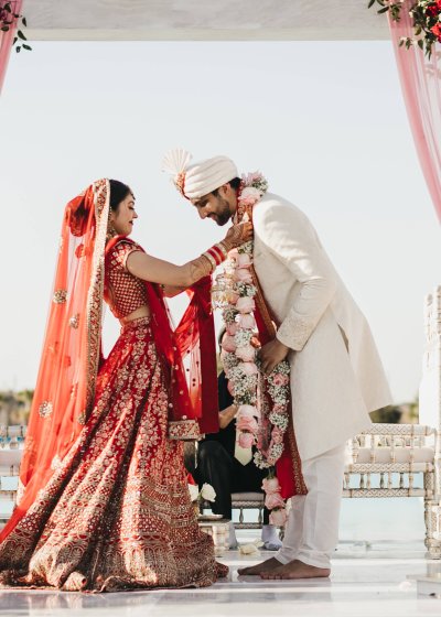 Red Bridal Lehenga
