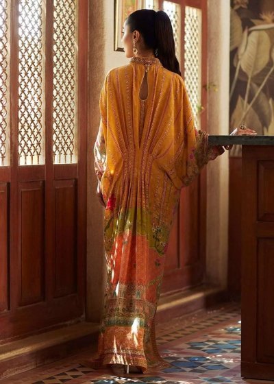 Gold Floral Kaftan