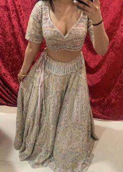 Peach Bridal Lehenga