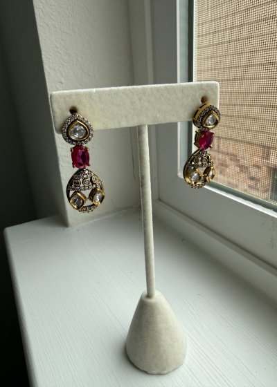 Antique Gold and Ruby Jewelry Set