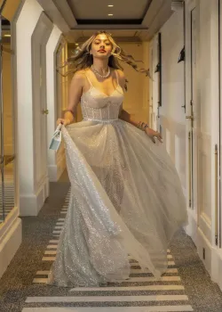 Sparkly Corset Gown