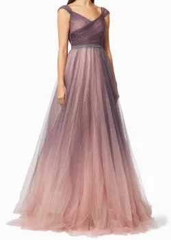 Iridescent Ombre Ball Gown  - hover