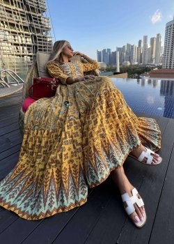 Mustard Yellow Maxi Dress