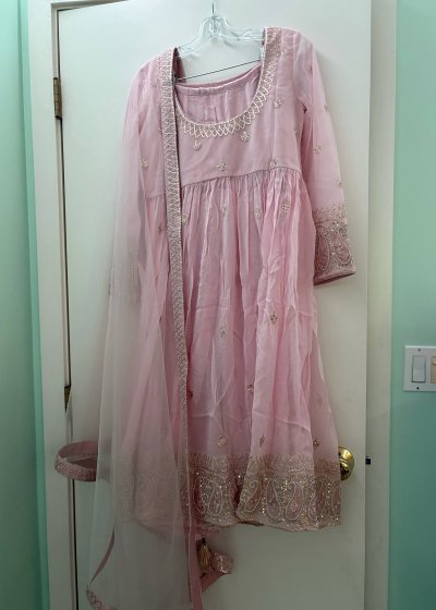 Baby Pink Sharara Set