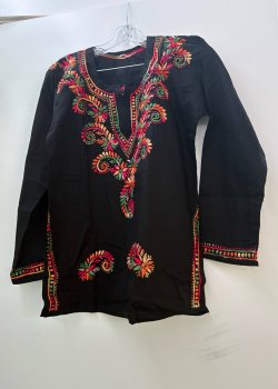 Black Kurta Top