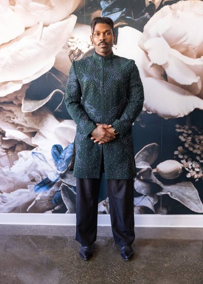 Emerald Storm Sherwani Set