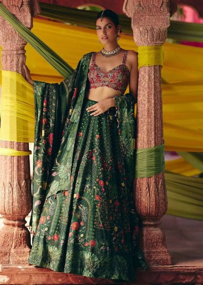 Jade Lehenga