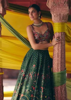 Jade Lehenga - hover