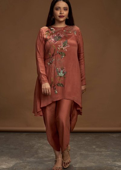 NEW Embroidered Tunic with Pants Set