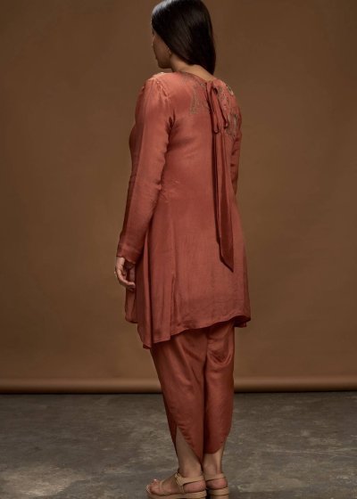NEW Embroidered Tunic with Pants Set