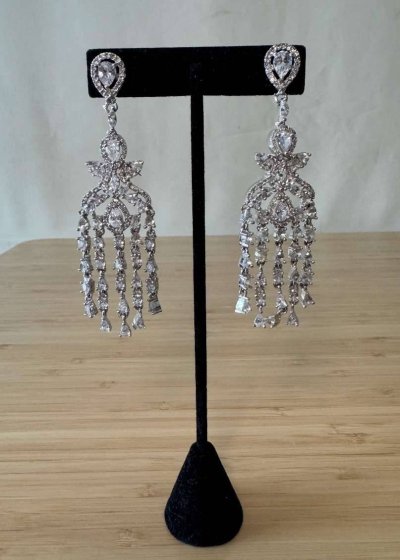 Celeste Crystal Drop Earrings