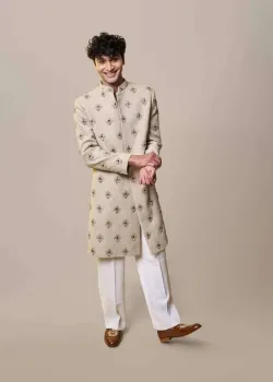 Shadi Sprinkle Sherwani Set - hover