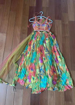 Colorful Floral Lehenga