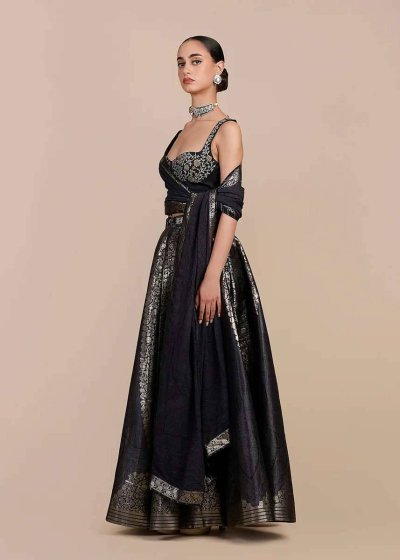 Navy Blue Lehenga