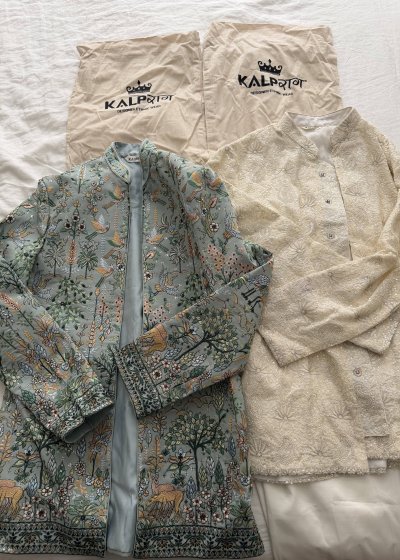 Mint Blue Jacket Set