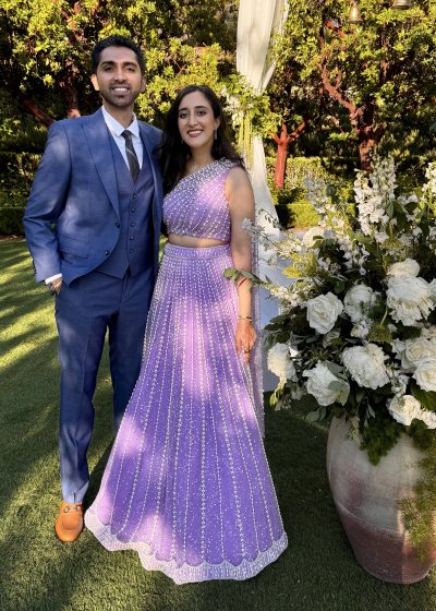Lilac Pearl Lehenga