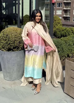 Ombre Kurta Set - hover