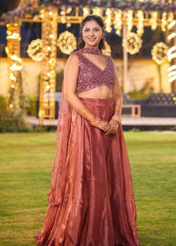 Mauve Lehenga