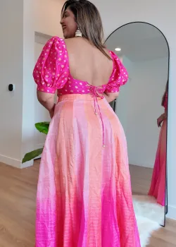 Pink Ombre Skirt Set - hover