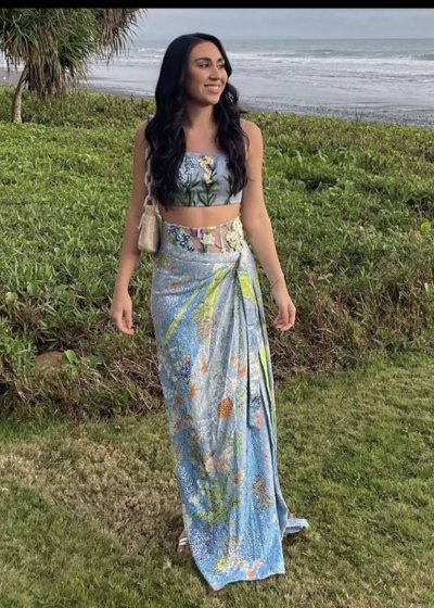Corseted Belt Drape Set
