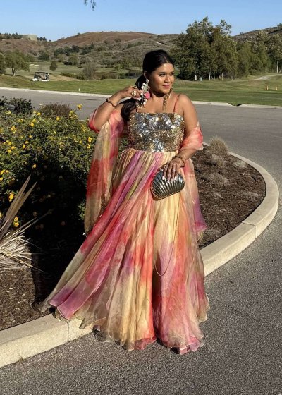Sunset Anarkali