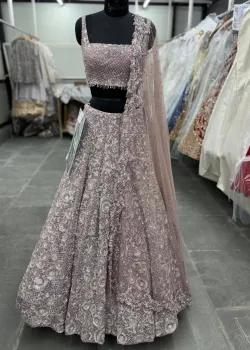 Chappelle Mauve Sequin Lehenga - hover