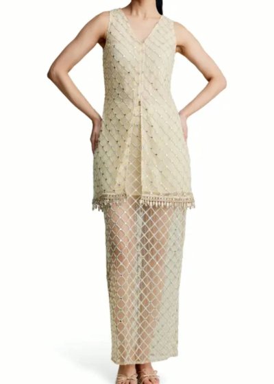 Crystal Netted Sheer Set