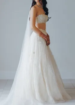 White Bridal Lehenga