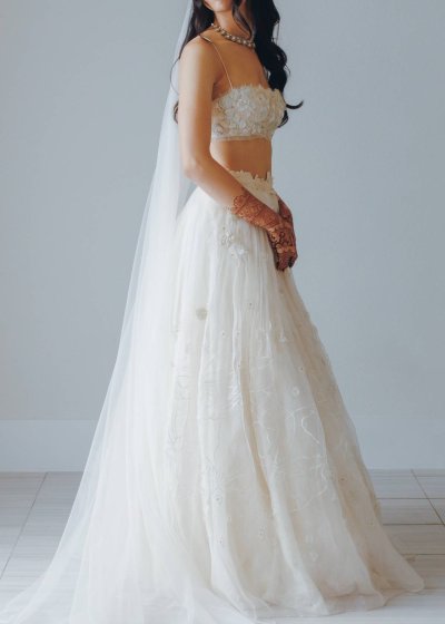 White Bridal Lehenga