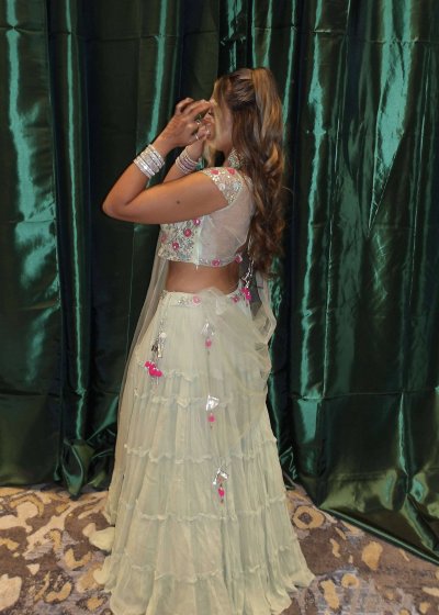 Ivory Floral Lehenga